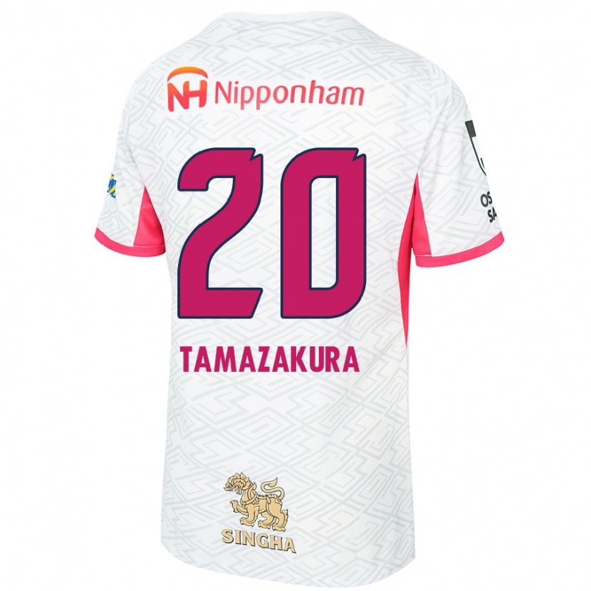 Danxen Herren Kotono Tamazakura #20 Sakura Rosa Weiß Auswärtstrikot Trikot 2025/26 T-Shirt Schweiz