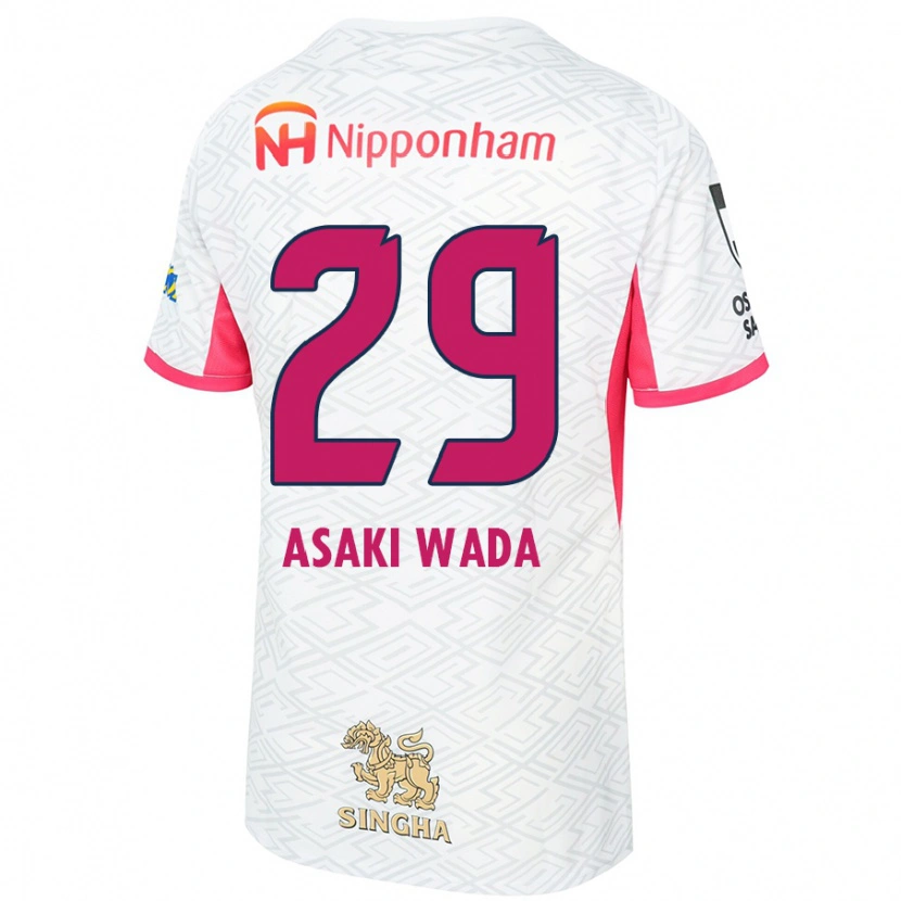 Danxen Herren Asaki Wada #29 Sakura Rosa Weiß Auswärtstrikot Trikot 2025/26 T-Shirt Schweiz