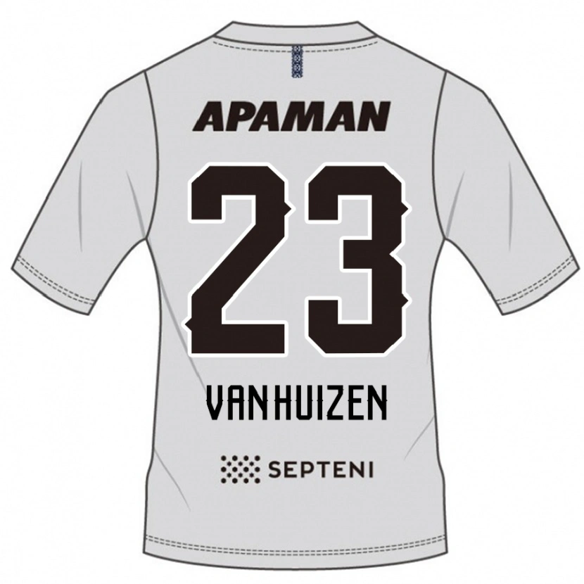 Danxen Herren Haruki Christopher Van Huizen #23 Königsblau Weiß Auswärtstrikot Trikot 2025/26 T-Shirt Schweiz