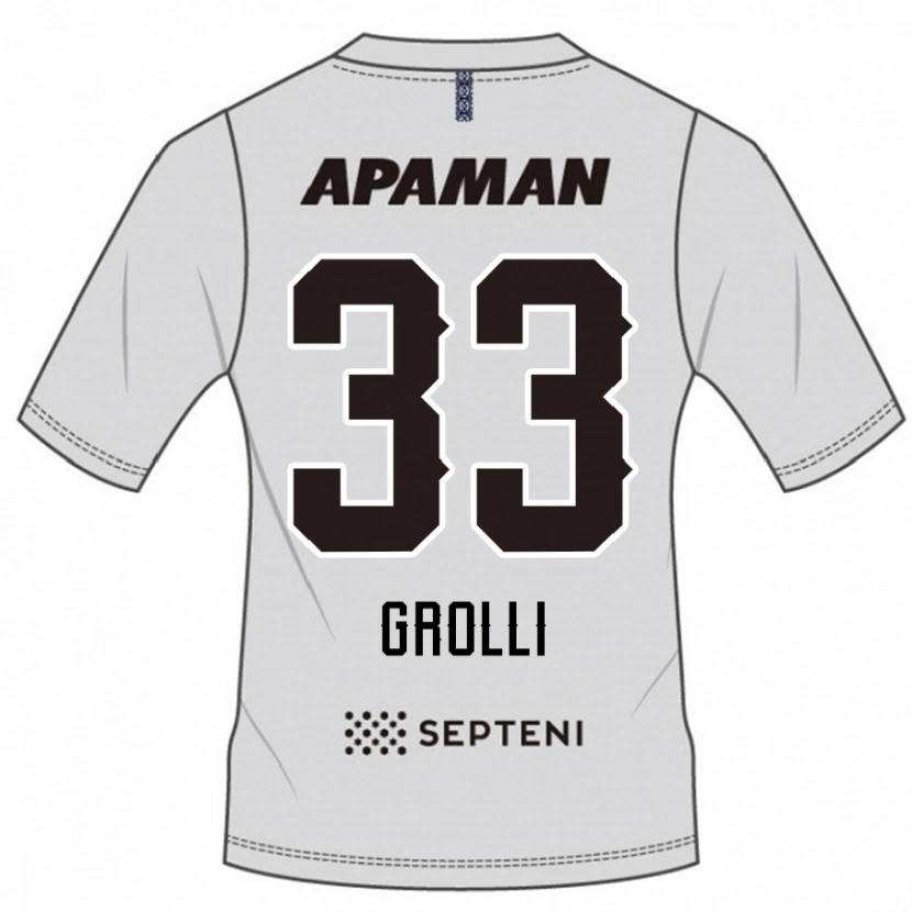 Danxen Herren Douglas Grolli #33 Königsblau Weiß Auswärtstrikot Trikot 2025/26 T-Shirt Schweiz