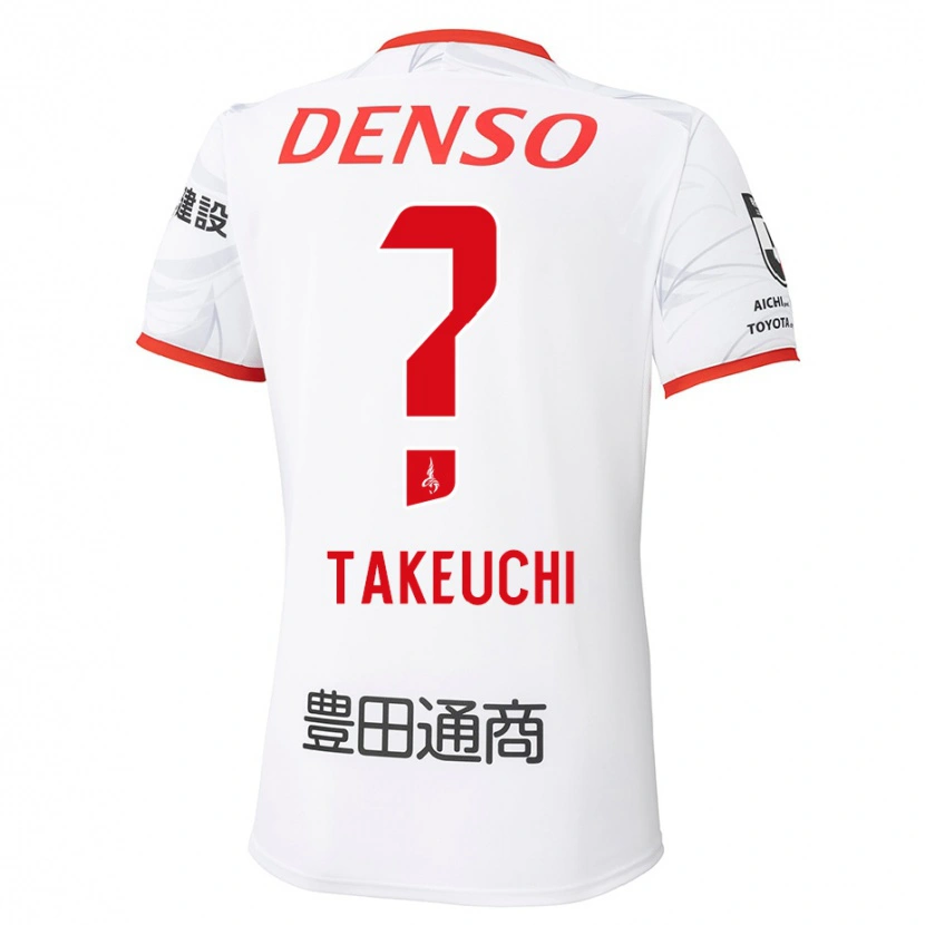 Danxen Herren Yuzo Takeuchi #0 Rot Gelb Auswärtstrikot Trikot 2025/26 T-Shirt Schweiz