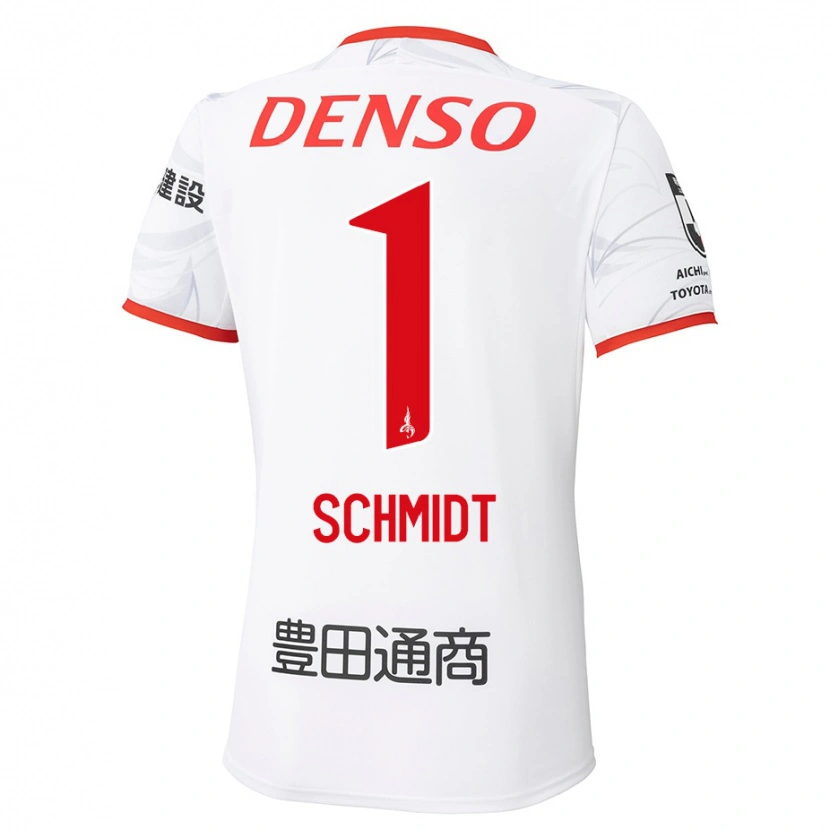Danxen Herren Daniel Schmidt #1 Rot Gelb Auswärtstrikot Trikot 2025/26 T-Shirt Schweiz