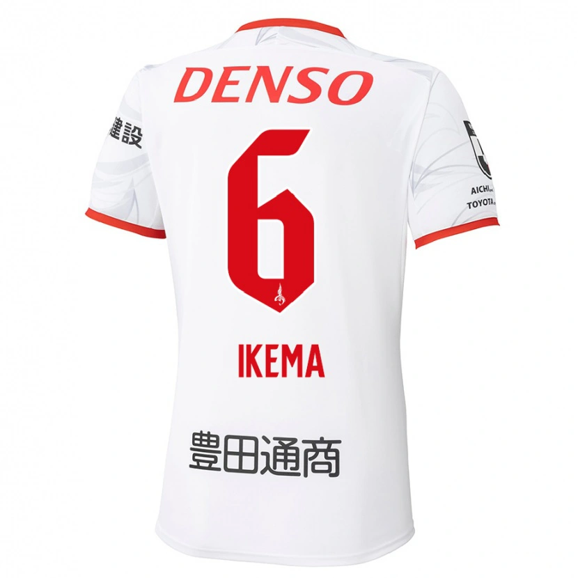 Danxen Herren Kano Ikema #6 Rot Gelb Auswärtstrikot Trikot 2025/26 T-Shirt Schweiz