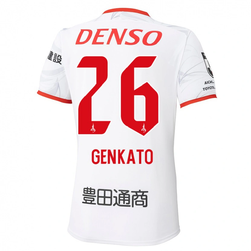 Danxen Herren Gen Kato #26 Rot Gelb Auswärtstrikot Trikot 2025/26 T-Shirt Schweiz