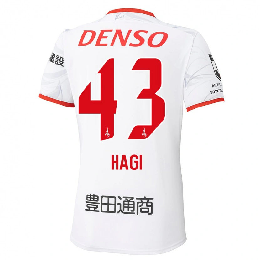 Danxen Herren Hiroaki Hagi #43 Rot Gelb Auswärtstrikot Trikot 2025/26 T-Shirt Schweiz