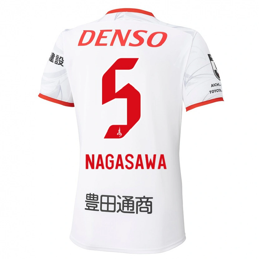 Danxen Herren Kazuki Nagasawa #5 Rot Gelb Auswärtstrikot Trikot 2025/26 T-Shirt Schweiz