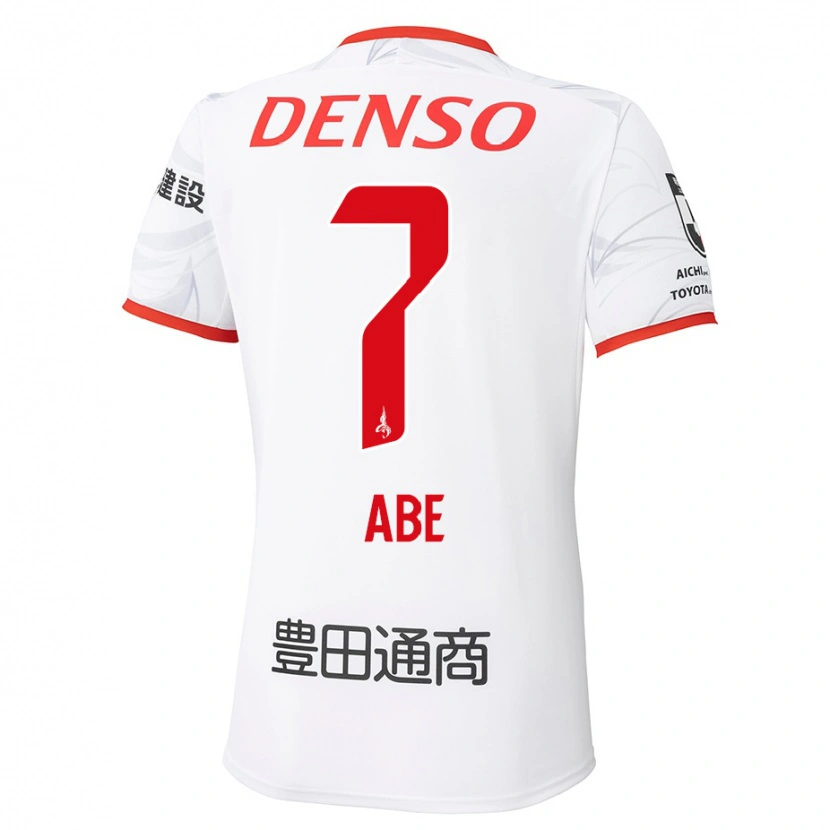Danxen Herren Hiroyuki Abe #7 Rot Gelb Auswärtstrikot Trikot 2025/26 T-Shirt Schweiz