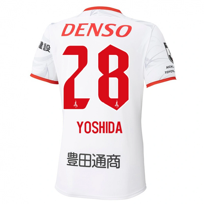 Danxen Herren Akira Yoshida #28 Rot Gelb Auswärtstrikot Trikot 2025/26 T-Shirt Schweiz