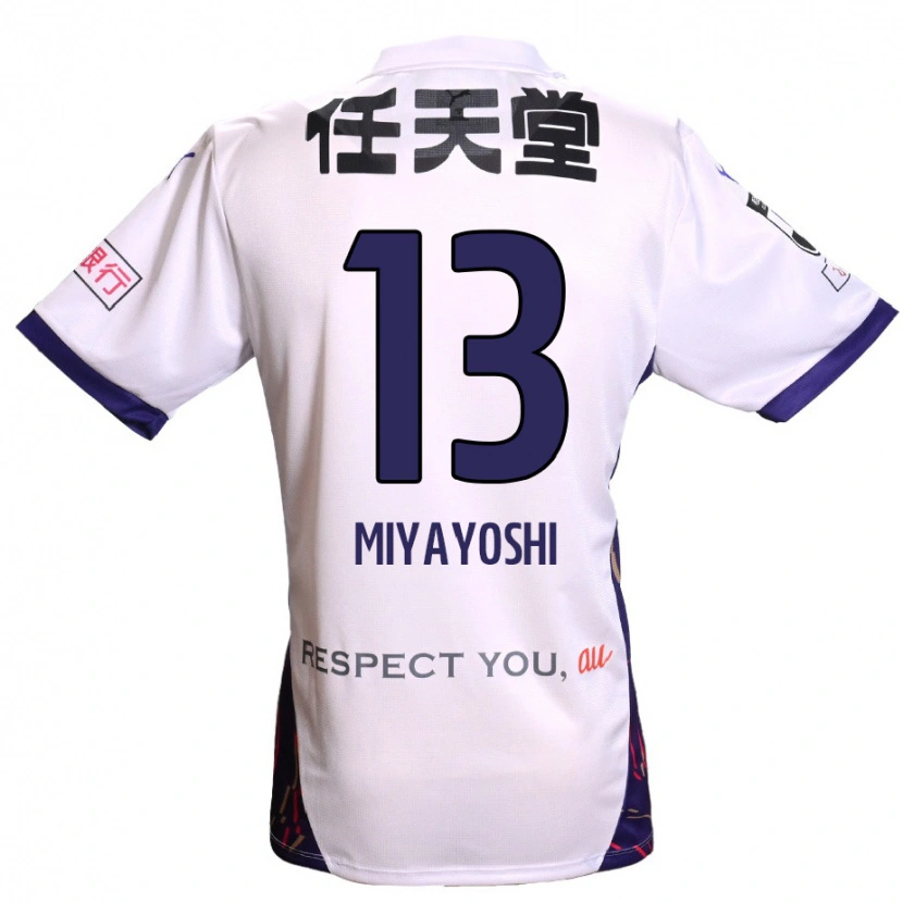 Danxen Herren Takumi Miyayoshi #13 Lila Weiß Schwarz Auswärtstrikot Trikot 2025/26 T-Shirt Schweiz