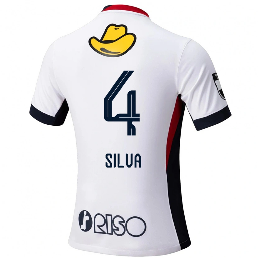 Danxen Herren Leo Silva #4 Rot Schwarz Auswärtstrikot Trikot 2025/26 T-Shirt Schweiz