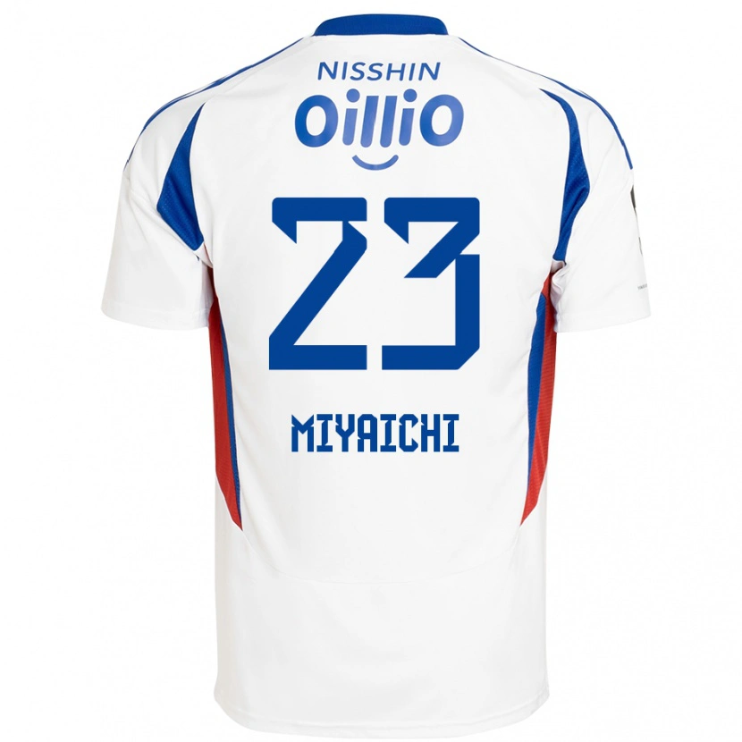 Danxen Herren Ryo Miyaichi #23 Weiß Königsblau Auswärtstrikot Trikot 2025/26 T-Shirt Schweiz