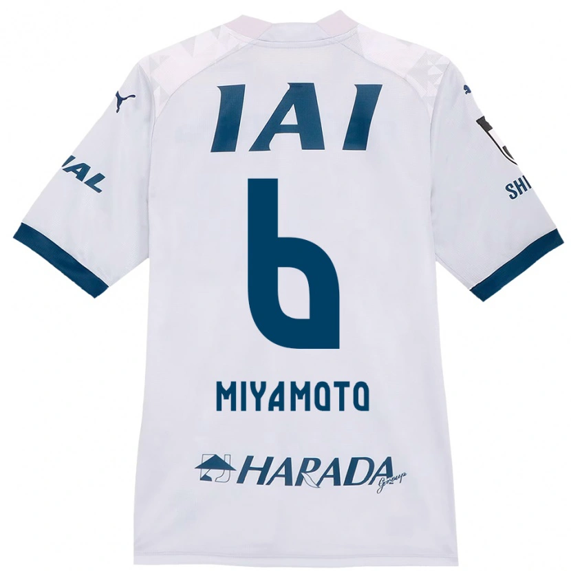 Danxen Herren Kota Miyamoto #6 Weiß Königsblau Auswärtstrikot Trikot 2025/26 T-Shirt Schweiz