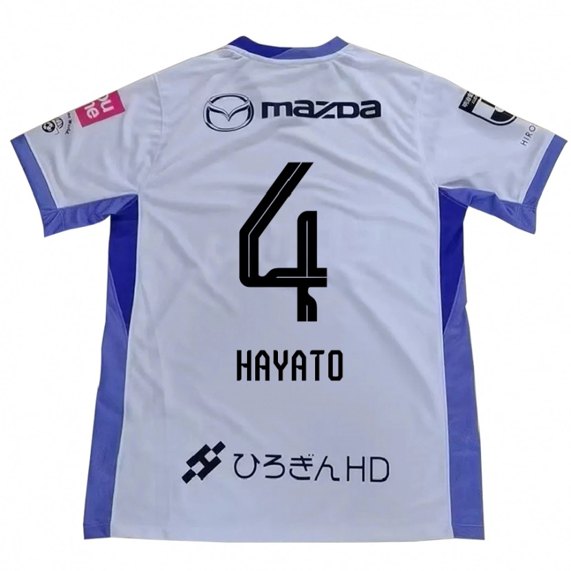 Danxen Herren Hayato Araki #4 Weiß Orange Auswärtstrikot Trikot 2025/26 T-Shirt Schweiz