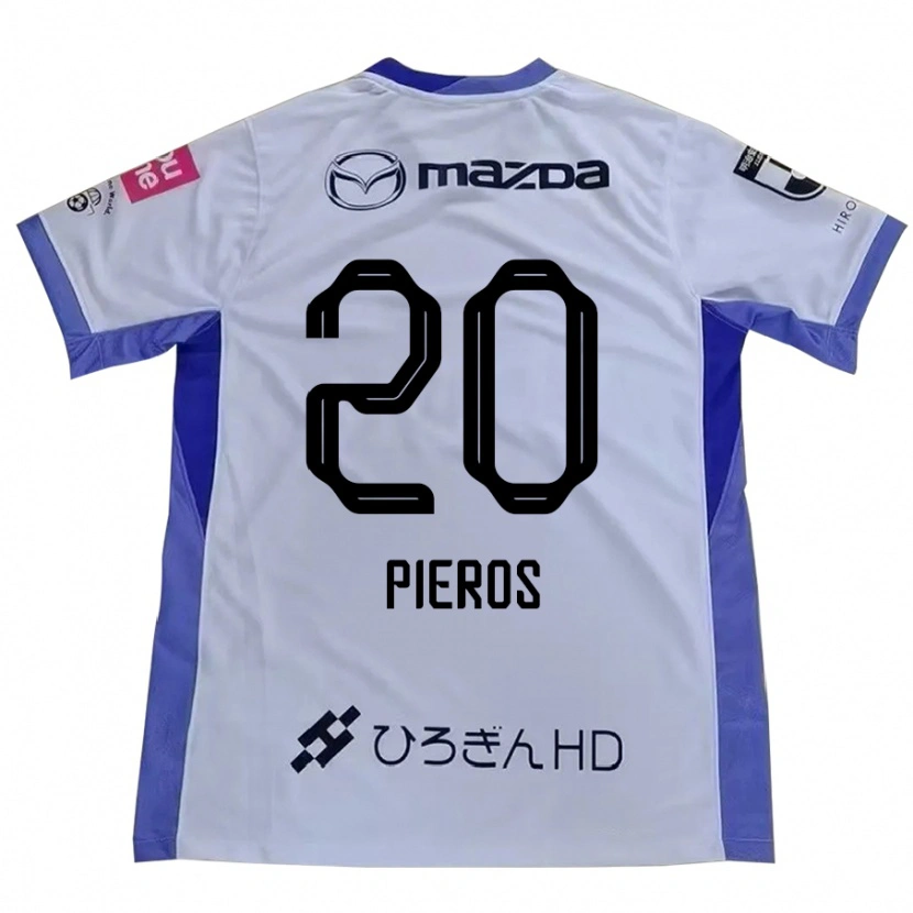 Danxen Herren Pieros Sotiriou #20 Weiß Orange Auswärtstrikot Trikot 2025/26 T-Shirt Schweiz