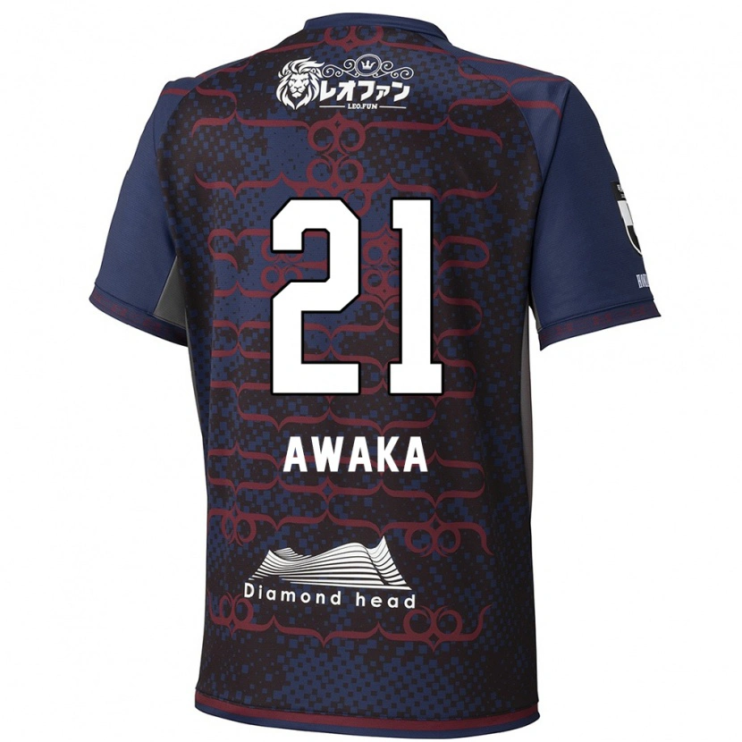 Danxen Herren Shunta Awaka #21 Blau Rot Auswärtstrikot Trikot 2025/26 T-Shirt Schweiz