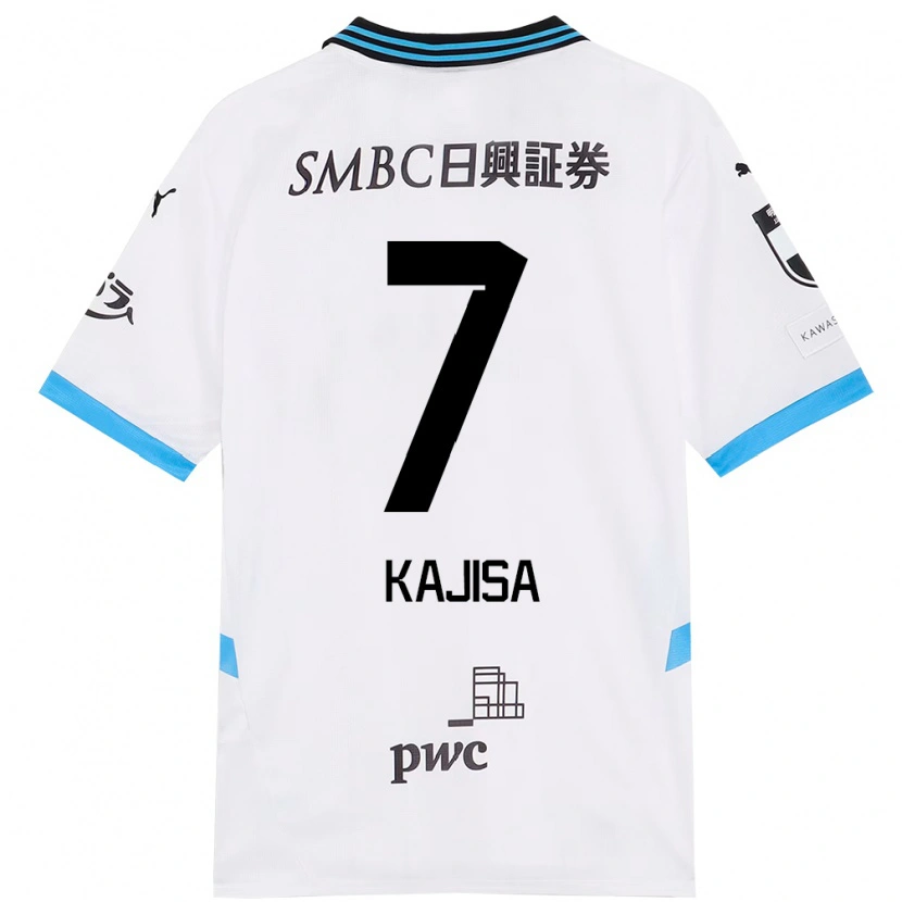 Danxen Herren Umi Kajisa #7 Weiß Himmelblau Auswärtstrikot Trikot 2025/26 T-Shirt Schweiz