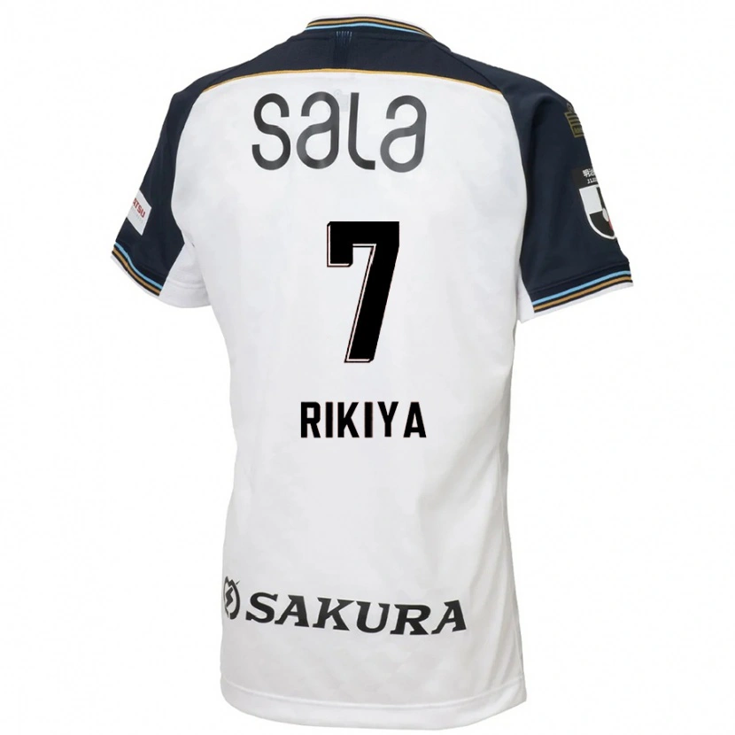 Danxen Herren Rikiya Uehara #7 Weiß Schwarz Auswärtstrikot Trikot 2025/26 T-Shirt Schweiz