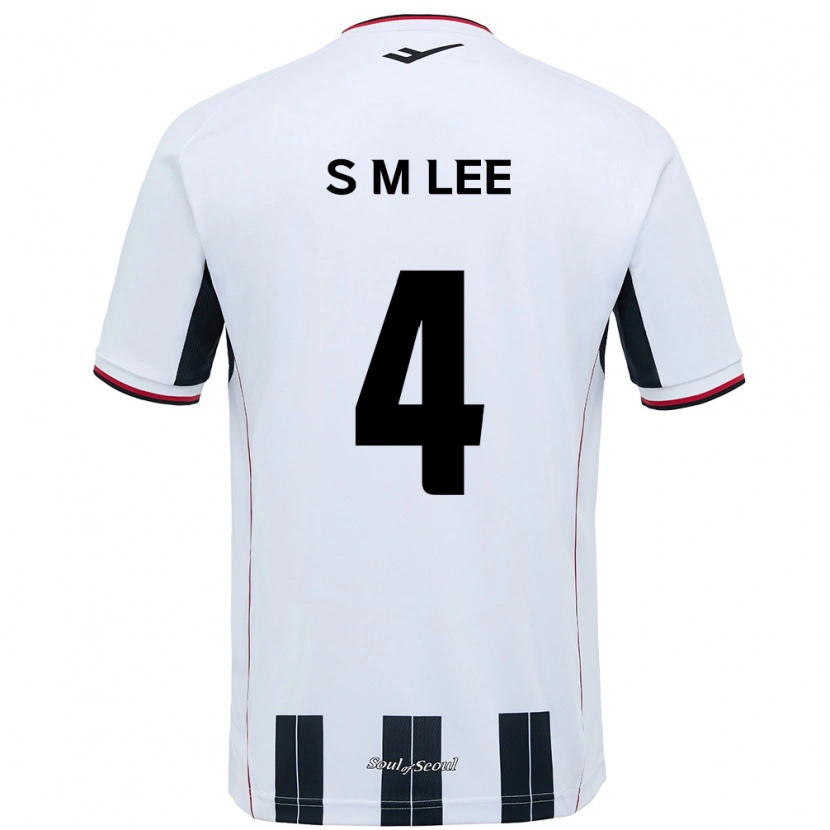 Danxen Herren Sang-Min Lee #4 Schwarz Rot Auswärtstrikot Trikot 2025/26 T-Shirt Schweiz