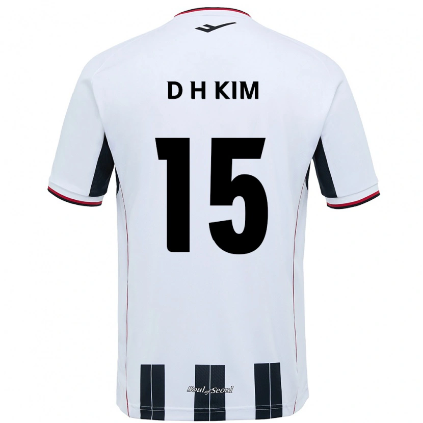 Danxen Herren Hyeon-Deok Kim #15 Schwarz Rot Auswärtstrikot Trikot 2025/26 T-Shirt Schweiz