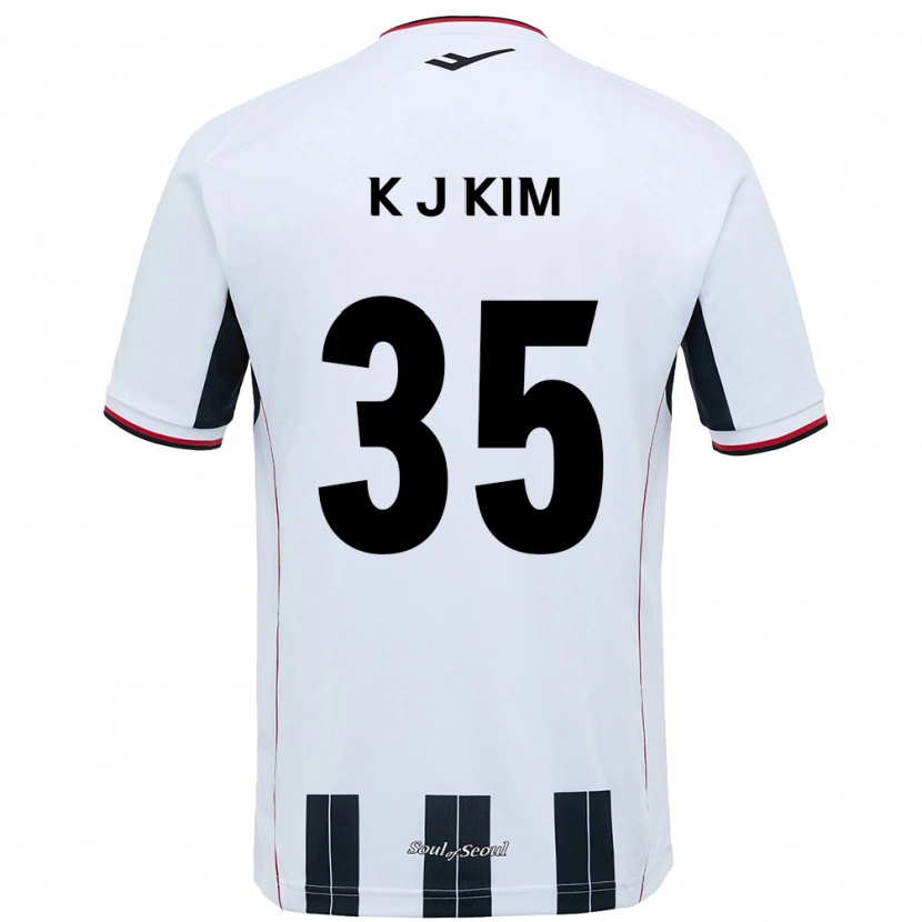 Danxen Herren Kang-Jun Kim #35 Schwarz Rot Auswärtstrikot Trikot 2025/26 T-Shirt Schweiz