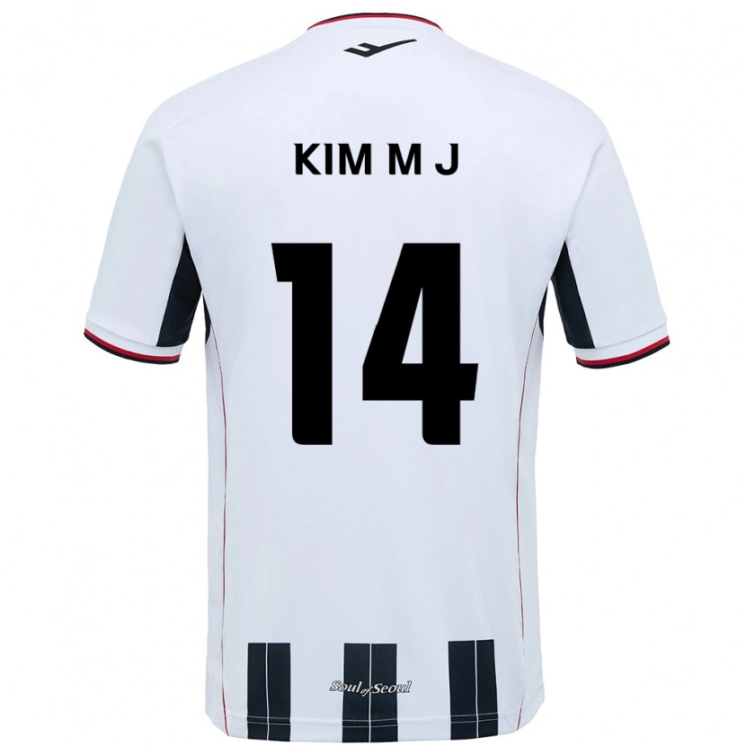 Danxen Herren Kim Min-Ji #14 Schwarz Rot Auswärtstrikot Trikot 2025/26 T-Shirt Schweiz