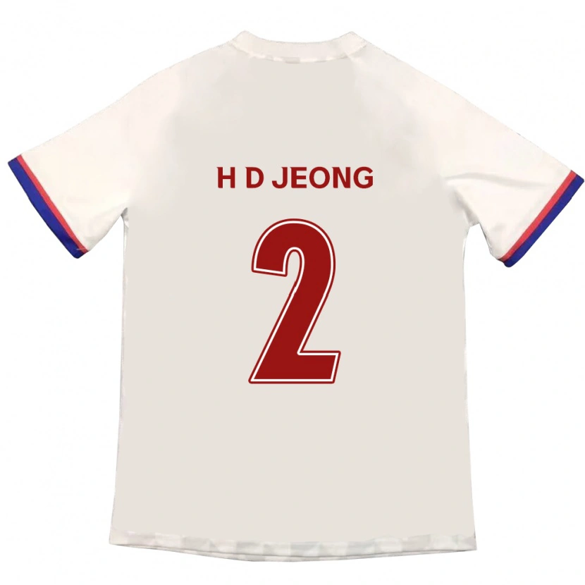 Danxen Herren Dong-Ho Jeong #2 Königsblau Rot Auswärtstrikot Trikot 2025/26 T-Shirt Schweiz