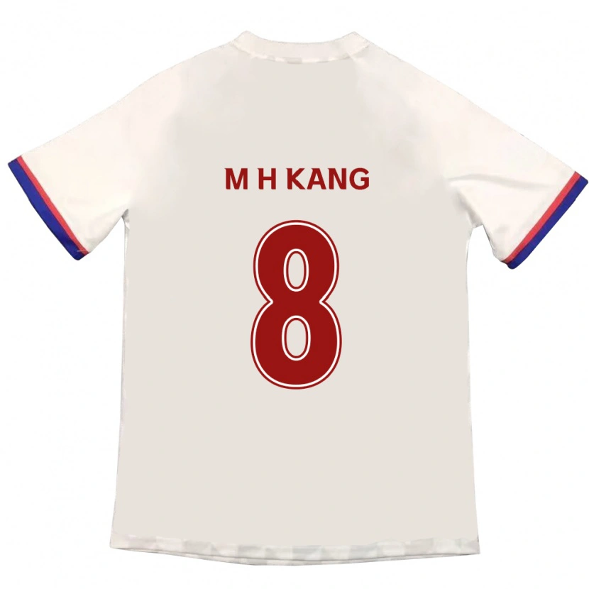 Danxen Herren Ho-Min Kang #8 Off-White Rot Auswärtstrikot Trikot 2025/26 T-Shirt Schweiz