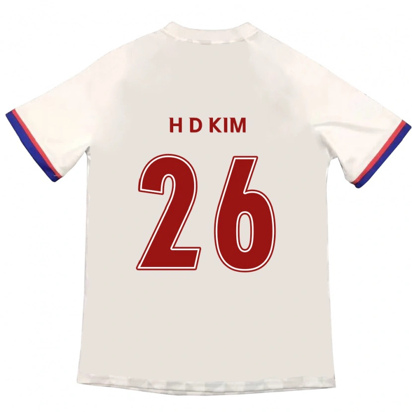 Danxen Herren Dae-Hyun Kim #26 Königsblau Rot Auswärtstrikot Trikot 2025/26 T-Shirt Schweiz