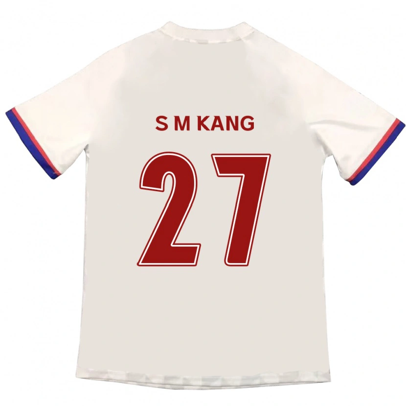 Danxen Herren Min-Sung Kang #27 Off-White Rot Auswärtstrikot Trikot 2025/26 T-Shirt Schweiz