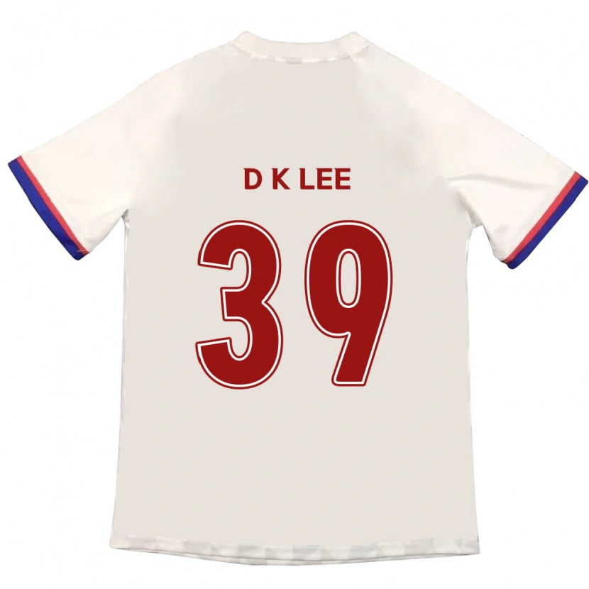 Danxen Herren Dae-Kwang Lee #39 Off-White Rot Auswärtstrikot Trikot 2025/26 T-Shirt Schweiz