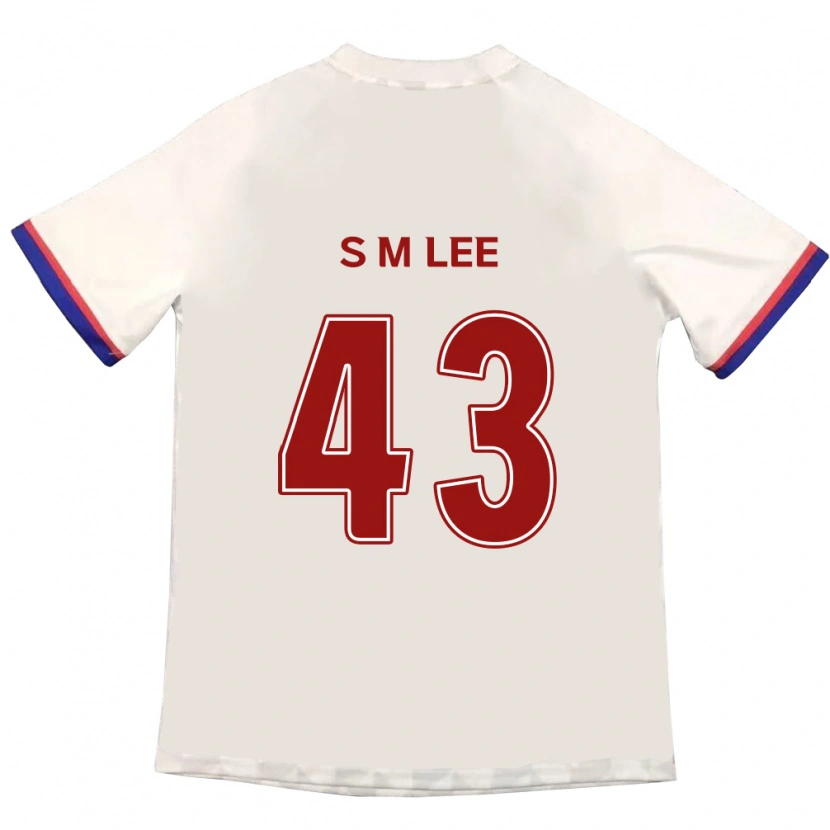 Danxen Herren Si-Myeong Lee #43 Off-White Rot Auswärtstrikot Trikot 2025/26 T-Shirt Schweiz