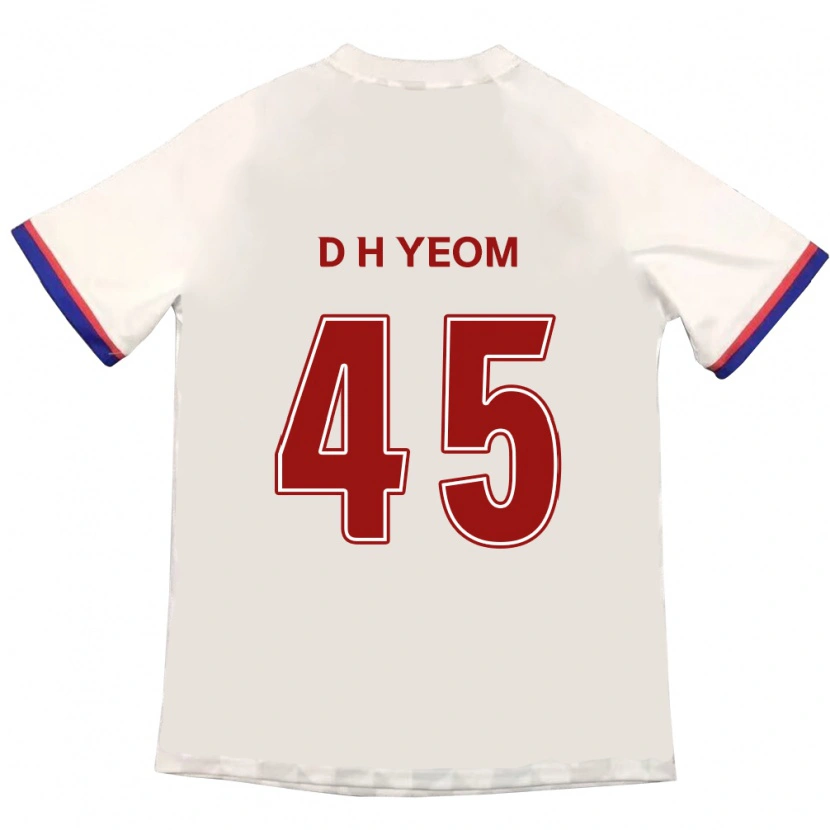 Danxen Herren Do-Hyeon Yeom #45 Off-White Rot Auswärtstrikot Trikot 2025/26 T-Shirt Schweiz
