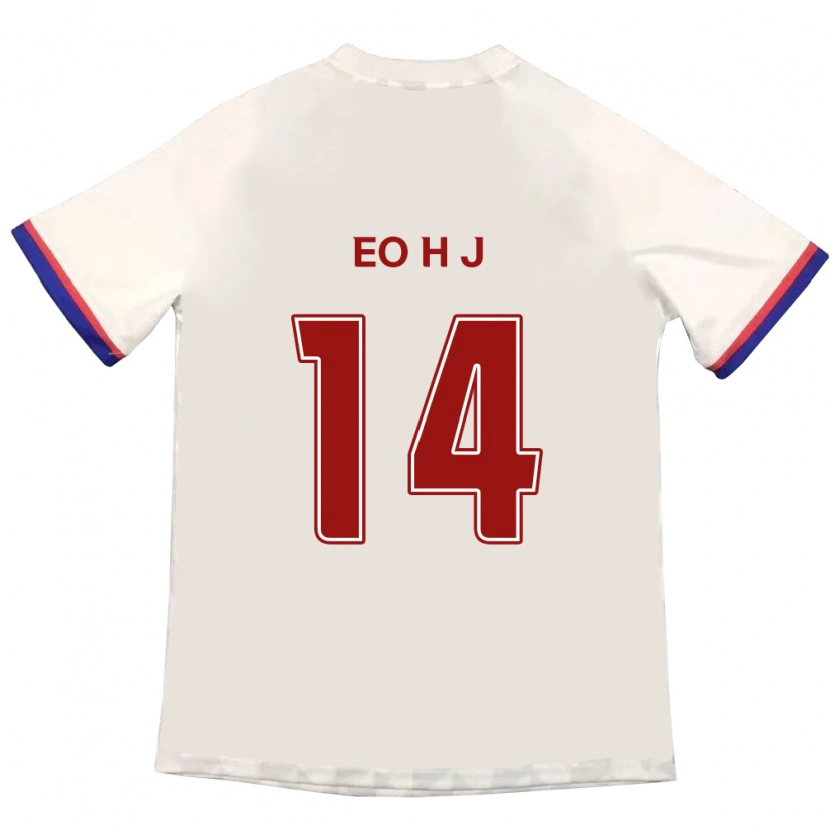 Danxen Herren Eo Hee-Jin #14 Königsblau Rot Auswärtstrikot Trikot 2025/26 T-Shirt Schweiz