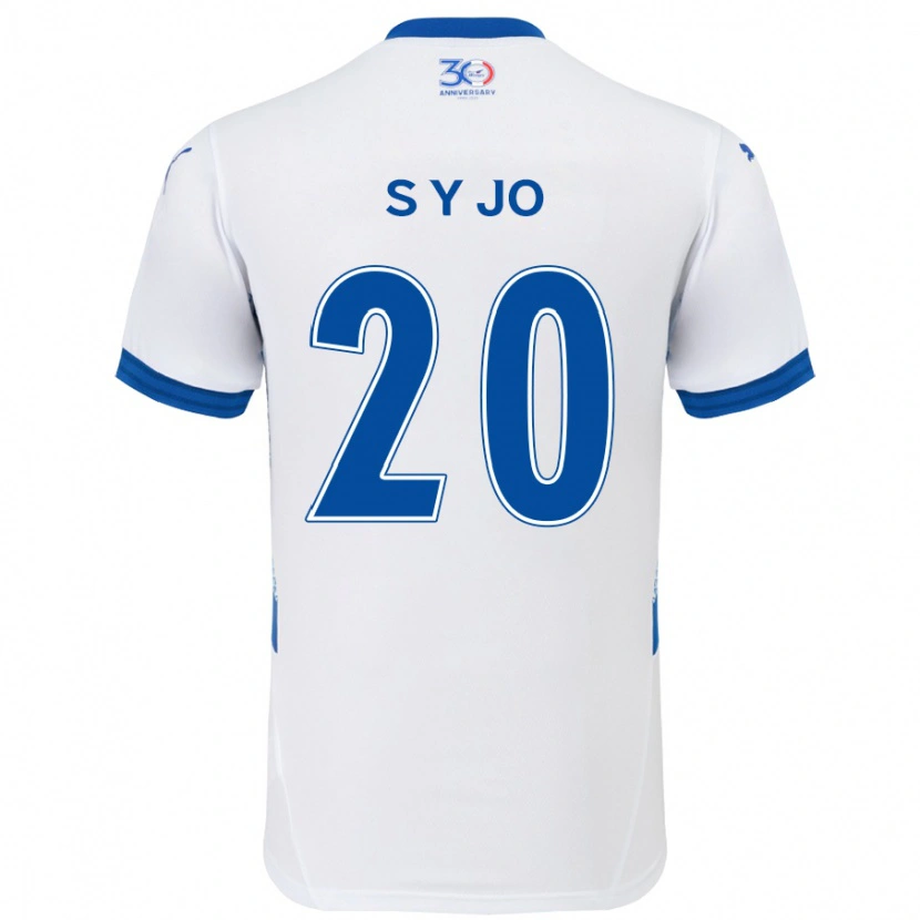Danxen Herren Yun-Seong Jo #20 Königsblau Weiß Auswärtstrikot Trikot 2025/26 T-Shirt Schweiz