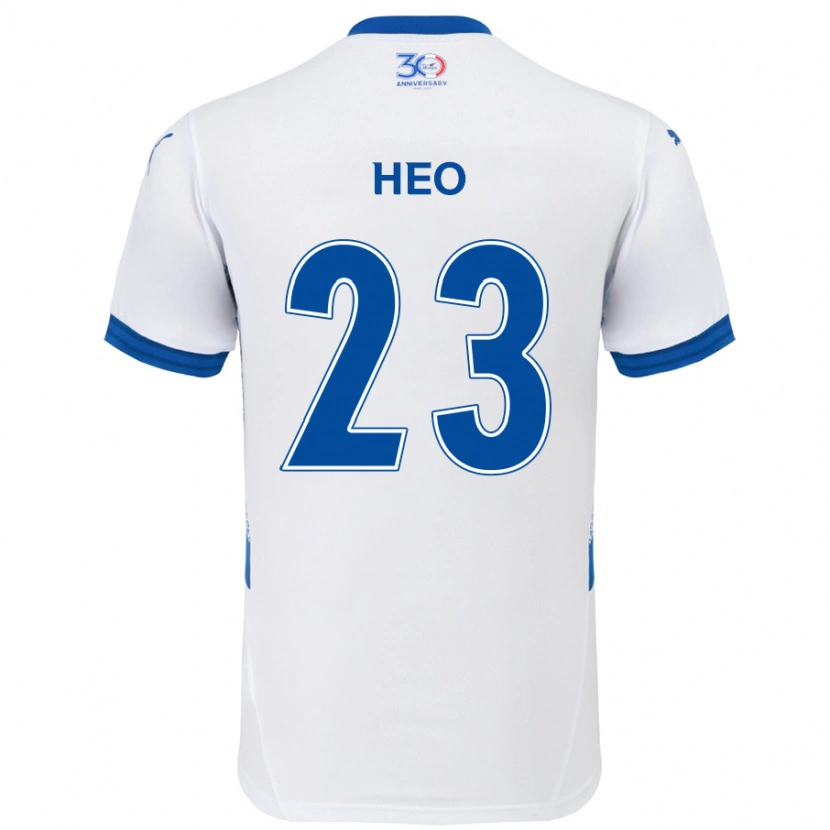Danxen Herren Hwan Heo #23 Königsblau Weiß Auswärtstrikot Trikot 2025/26 T-Shirt Schweiz