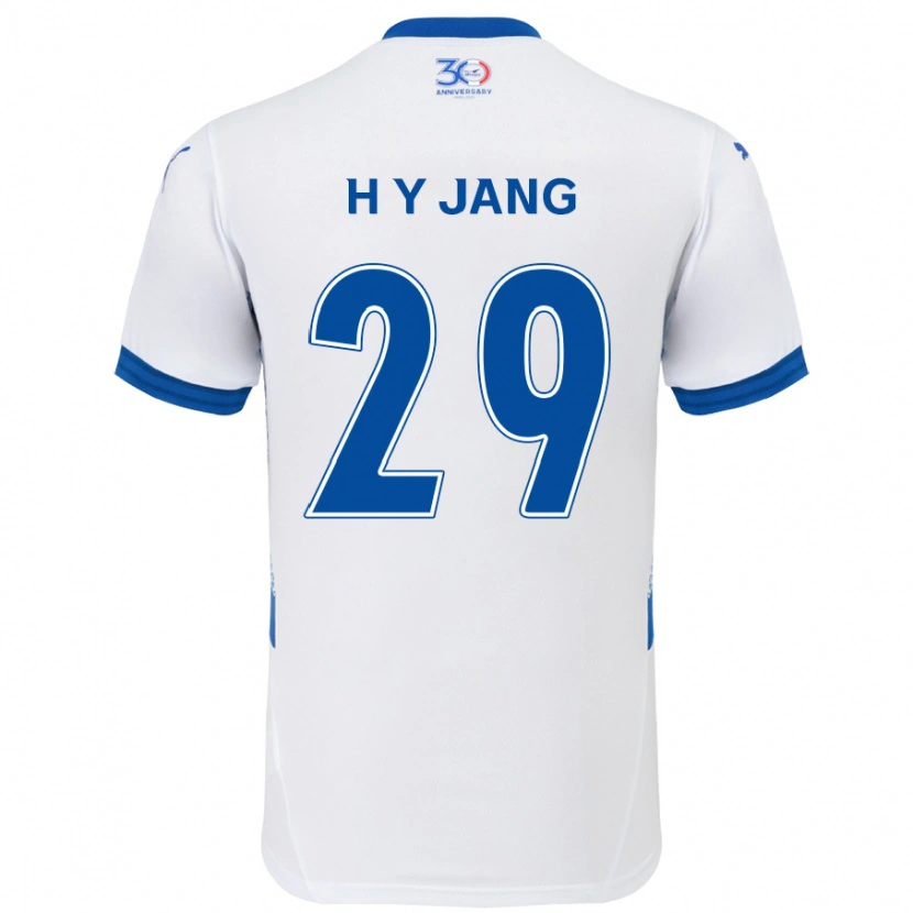 Danxen Herren Yo-Han Jang #29 Königsblau Weiß Auswärtstrikot Trikot 2025/26 T-Shirt Schweiz