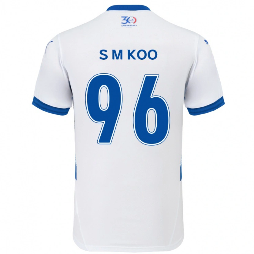 Danxen Herren Min-Seo Koo #96 Königsblau Weiß Auswärtstrikot Trikot 2025/26 T-Shirt Schweiz