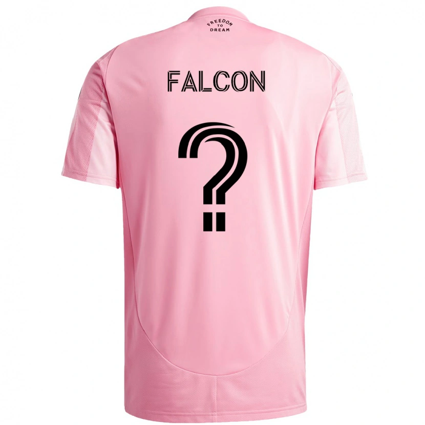 Danxen Damen Maximiliano Falcón #0 Schwarz Rosa Heimtrikot Trikot 2025/26 T-Shirt Schweiz