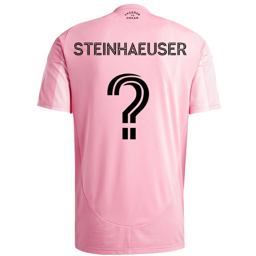 Danxen Damen Marcus Steinhaeuser #0 Rosa Schwarz Heimtrikot Trikot 2025/26 T-Shirt Schweiz
