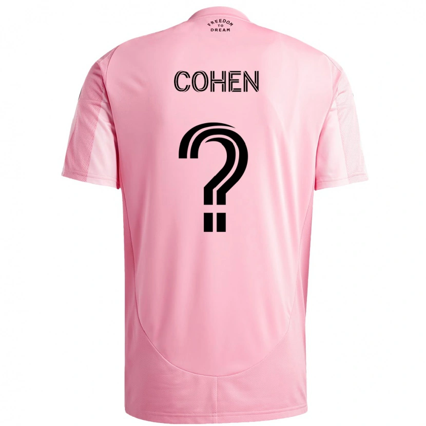Danxen Damen Yuval Cohen #0 Rosa Schwarz Heimtrikot Trikot 2025/26 T-Shirt Schweiz