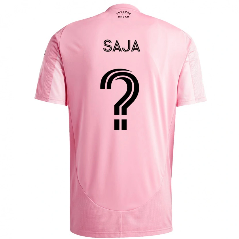 Danxen Damen Mateo Saja #0 Schwarz Rosa Heimtrikot Trikot 2025/26 T-Shirt Schweiz