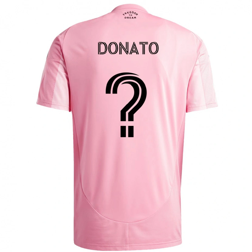 Danxen Damen Benjamin Donato #0 Schwarz Rosa Heimtrikot Trikot 2025/26 T-Shirt Schweiz
