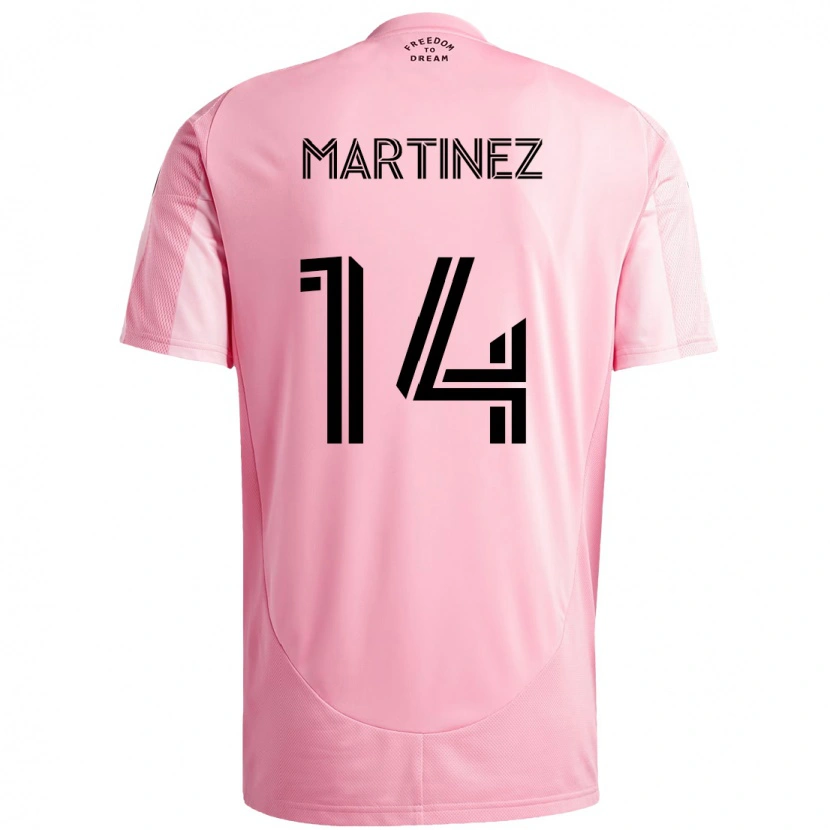 Danxen Damen David Martínez #14 Schwarz Rosa Heimtrikot Trikot 2025/26 T-Shirt Schweiz