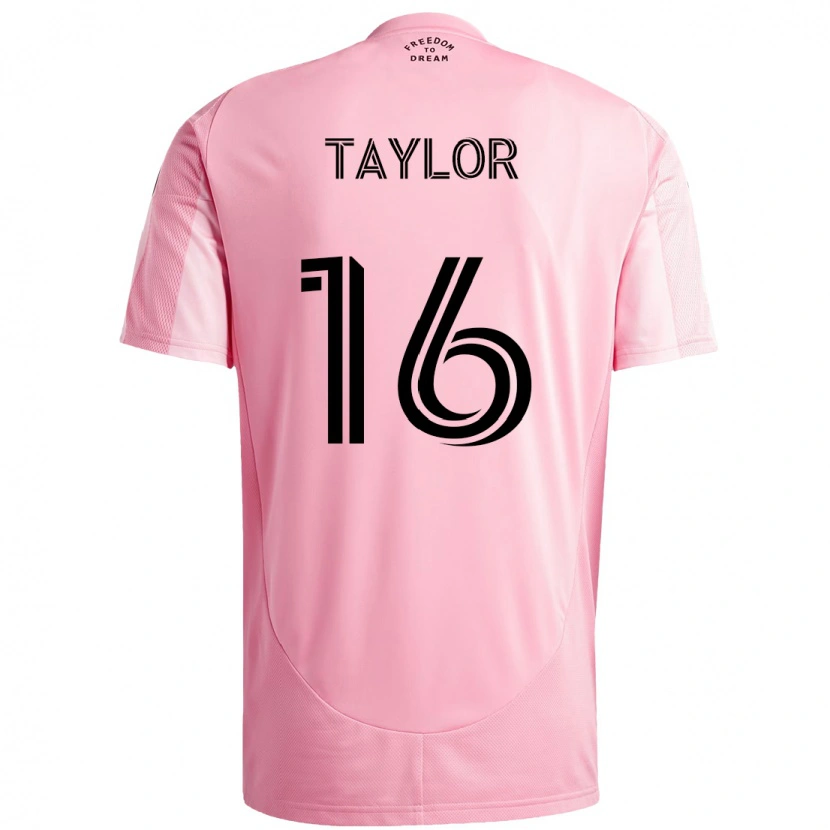 Danxen Damen Robert Taylor #16 Schwarz Rosa Heimtrikot Trikot 2025/26 T-Shirt Schweiz