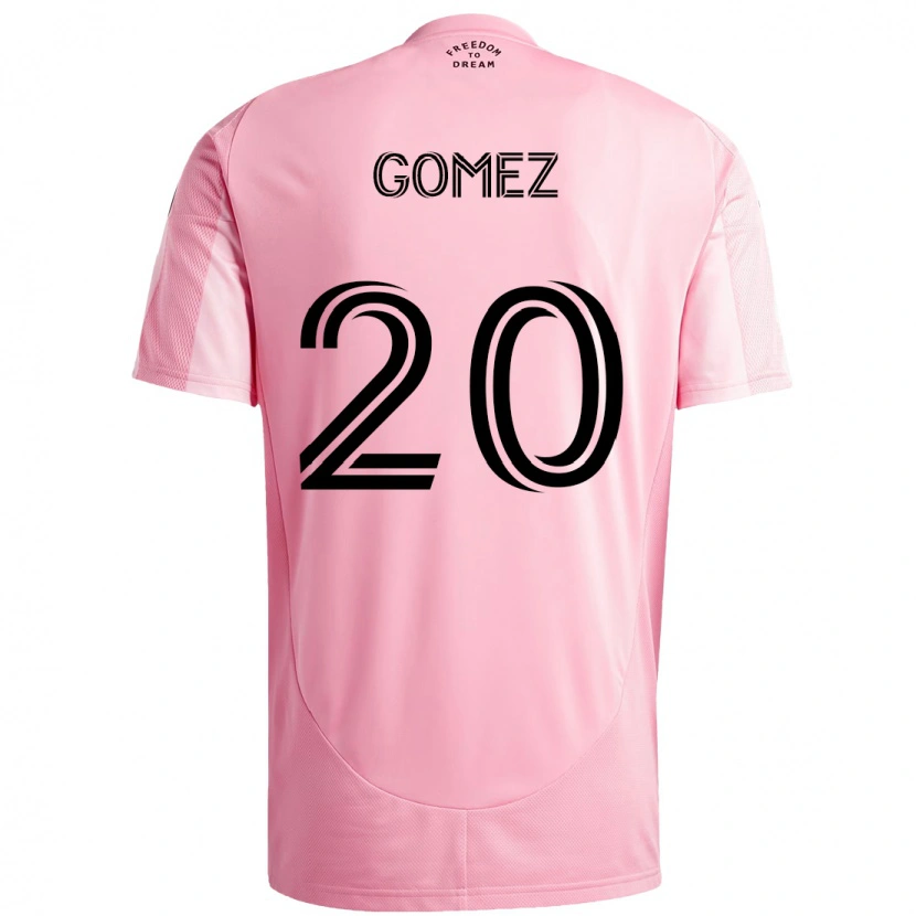 Danxen Damen Diego Gómez #20 Schwarz Rosa Heimtrikot Trikot 2025/26 T-Shirt Schweiz