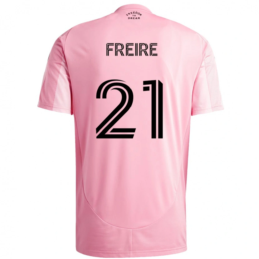 Danxen Damen Nicolas Freire #21 Schwarz Rosa Heimtrikot Trikot 2025/26 T-Shirt Schweiz