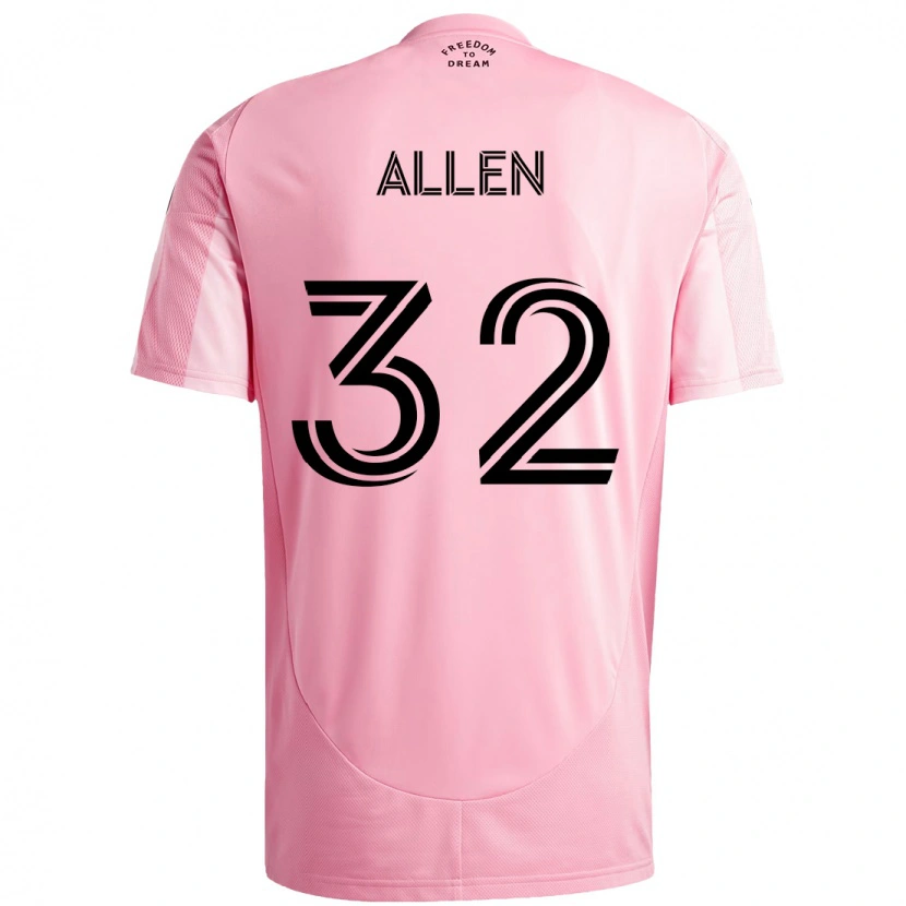 Danxen Damen Noah Allen #32 Rosa Schwarz Heimtrikot Trikot 2025/26 T-Shirt Schweiz