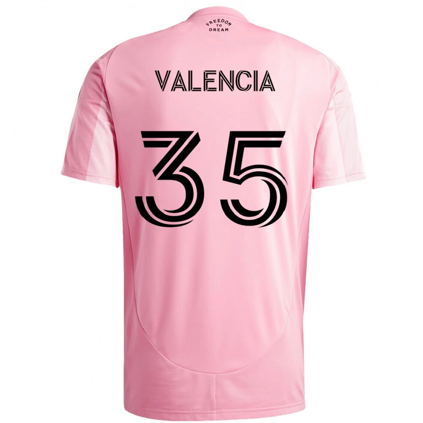 Danxen Damen Felipe Valencia #35 Rosa Schwarz Heimtrikot Trikot 2025/26 T-Shirt Schweiz
