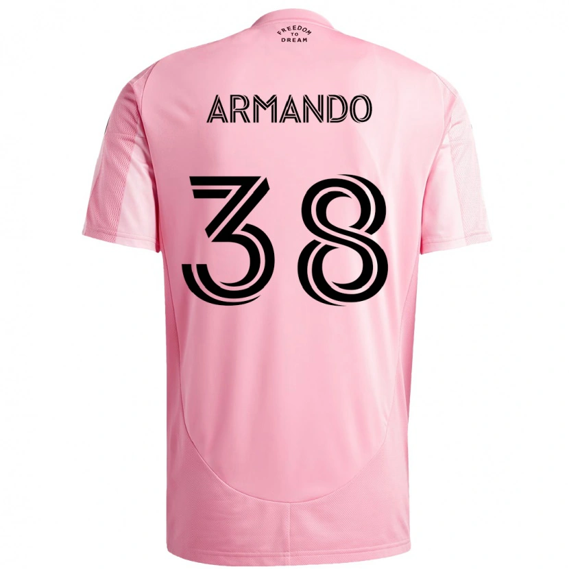 Danxen Damen Máximo Armando #38 Rosa Schwarz Heimtrikot Trikot 2025/26 T-Shirt Schweiz