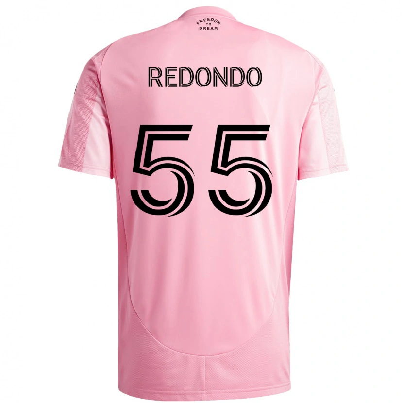 Danxen Damen Federico Redondo #55 Schwarz Rosa Heimtrikot Trikot 2025/26 T-Shirt Schweiz